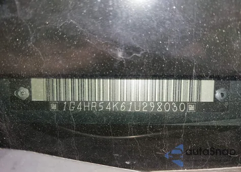 2001 Buick Lesabre Limited из США, поврежденный, VIN 1G4HR54K61U298030